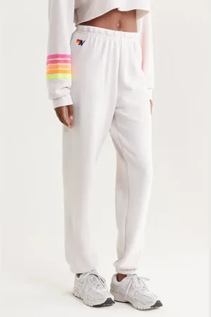 AVIATOR NATION Stripe Sweatpants in at Nordstrom, Size Small
