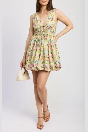 En Saison Cairo Bubble Hem Minidress in at Nordstrom, Size Small