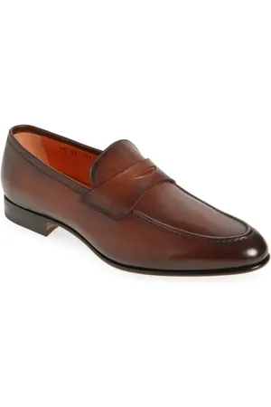 santoni Darius Penny Loafer in at Nordstrom, Size 13