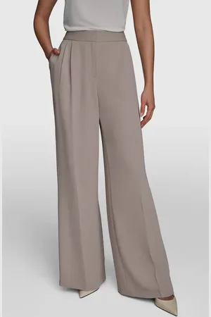 Donna Karan Pinstripe Wide Leg Pants in at Nordstrom, Size 2