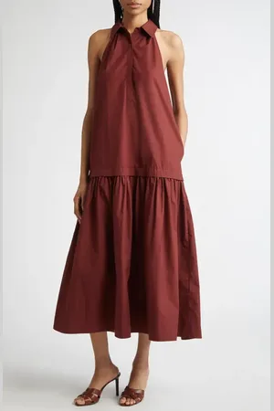 A.L.C. Vera Sleeveless Poplin Maxi Shirtdress in at Nordstrom, Size X-Large