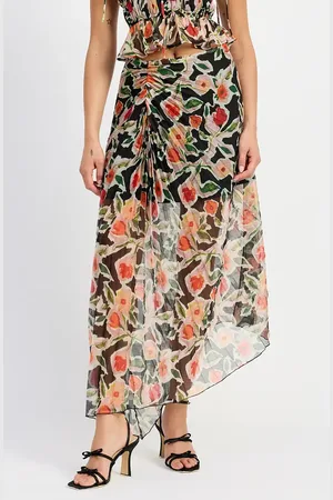 En Saison Eden Pleated Maxi Skirt in at Nordstrom, Size Medium