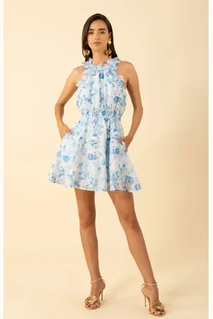 Hale Bob Nala Organza Floral Dress in at Nordstrom, Size Large