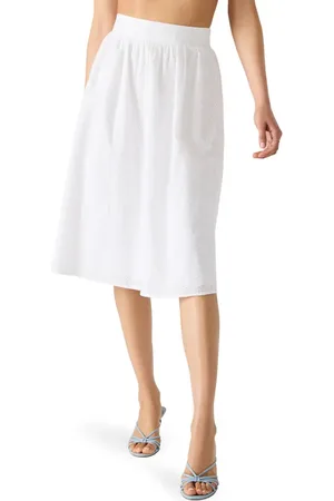 Steve Madden Carlynn Eyelet Cotton Skirt in at Nordstrom, Size X-Small