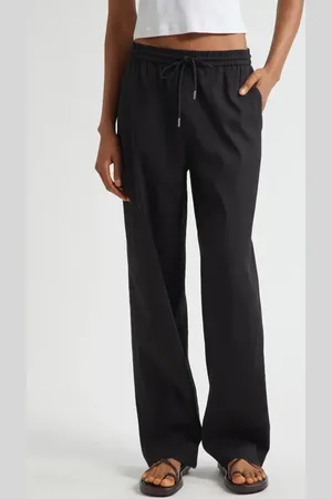 THEORY Linen Blend Drawstring Pants in at Nordstrom, Size Medium