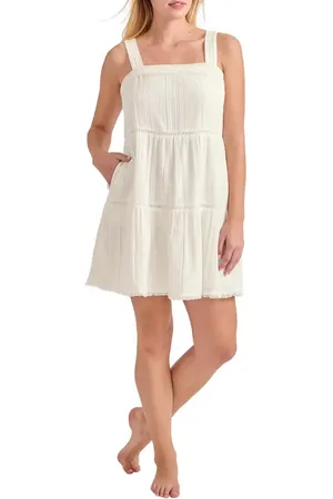 Tommy Bahama Mykonos Texture Sleeveless Cover-Up Sundress in at Nordstrom, Size X-Large