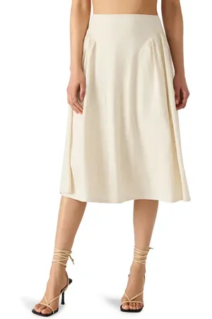 Steve Madden Brooklyn Linen Blend Skirt in at Nordstrom, Size 0