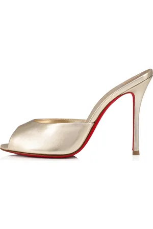 Christian Louboutin Me Dolly Peep Toe Slide Sandal in at Nordstrom, Size 5Us