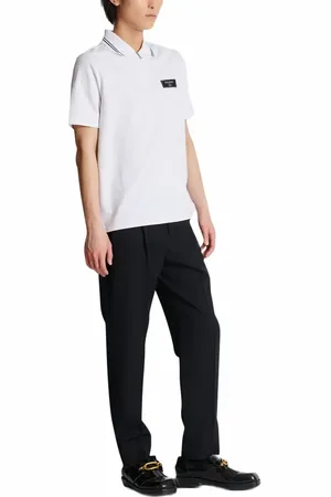 Balmain Monogrammed polo shirt with Couture label in at Nordstrom, Size Xx-Large