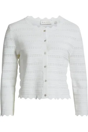 ELIE TAHARI The Alessandra Pointelle Cardigan in at Nordstrom, Size Large
