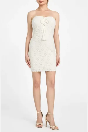 Guess Isabella Strapless Sweater Dress in at Nordstrom, Size Small