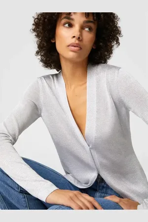 Missoni Long Lamé Viscose Cardigan With V-neck in at Nordstrom, Size 38 It