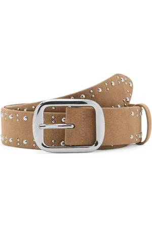 MANGO Stud Suede Belt in at Nordstrom, Size Small