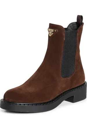 Prada Chocolate Chelsea Boot in at Nordstrom, Size 11Us