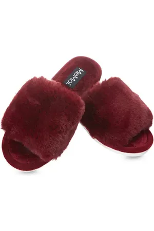 Memoi The Bette Plush Faux Fur Slipper in at Nordstrom, Size Large