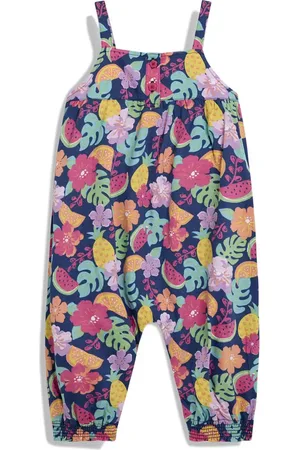 JoJo Maman Bébé Tropical Fruit Overalls in at Nordstrom, Size 3-6M