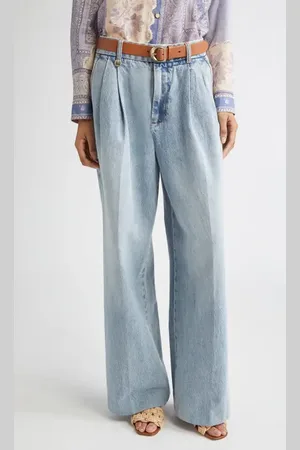 【ZIMMERMANN】 ワイドレッグジーンズ ZIMMERMANN ZIMMERMANN ハイライズ ワイドレッグジーンズ | THE OUTNET