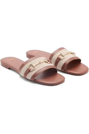 MANGO Buckle Slide Sandal in at Nordstrom, Size 8.5Us