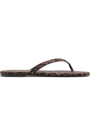MANGO Leopard Print Flip Flop in at Nordstrom, Size 8.5Us