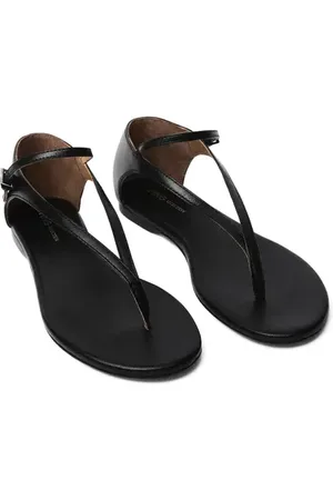 MANGO Leather Strap Sandal in at Nordstrom, Size 6Us