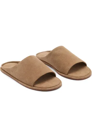 MANGO Suede Slide Sandal at Nordstrom, Size 6Us