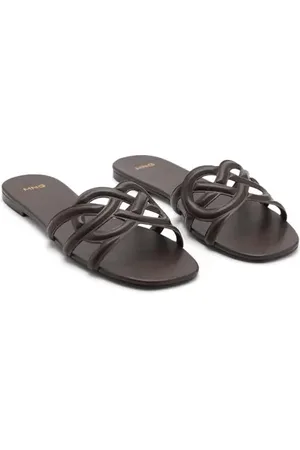 MANGO Crisscross Sandal in at Nordstrom, Size 6.5Us
