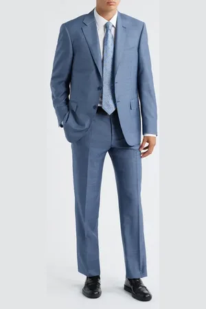 CANALI Siena Regular Fit Mélange Super 130s Wool Suit at Nordstrom, Size 42 Us