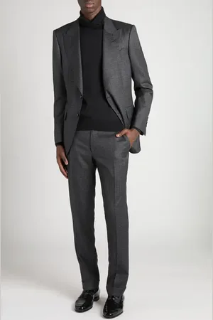 Tom Ford Dyllan Gingham Virgin Wool Suit in at Nordstrom, Size 46 Us