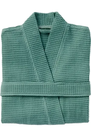 Coyuchi Gender Inclusive Waffle Weave Organic Cotton Robe in at Nordstrom, Size Medium
