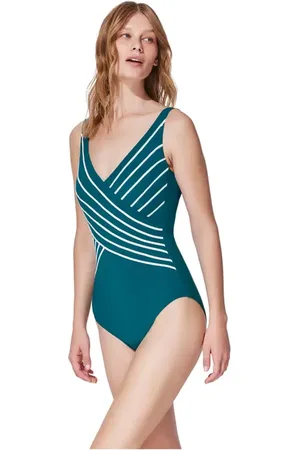 gottex Embrace V-Neck Surplice One Piece in at Nordstrom, Size 6