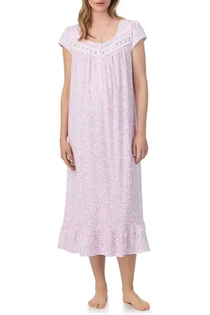 Eileen West Cap Sleeve Cotton Nightgown in at Nordstrom, Size Small