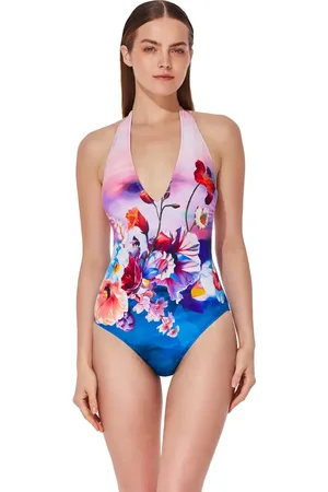 gottex Under The Sea Halter One Piece in at Nordstrom, Size 14