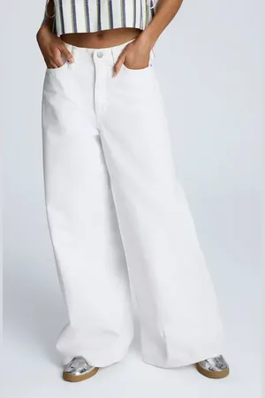 Kenneth Cole High Waist Wide Leg Jeans in at Nordstrom, Size 2
