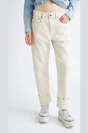 R13 Cuffed Boyfriend Jeans in at Nordstrom, Size 23