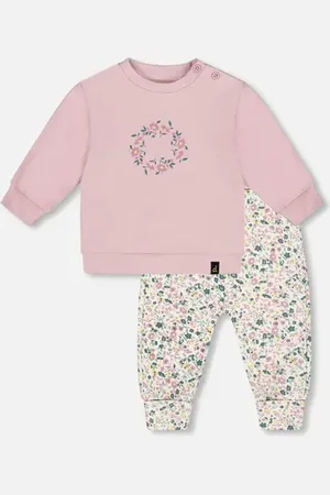 Deux par Deux Organic Cotton Evolutive Pant and Long Sleeve Top Set in at Nordstrom, Size 18M