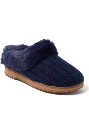 Dearfoams Hannah Festive Knit Clog Slipper in at Nordstrom, Size X-Large