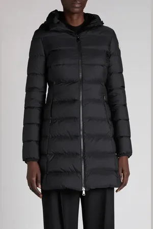 Moncler Gresillon Water Resistant Down Long Coat in at Nordstrom, Size 5