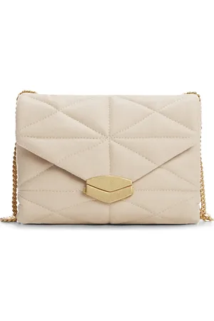 MANGO Quilted Faux Suede Convertible Shoulder Bag in at Nordstrom