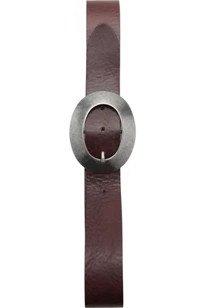 MANGO Leather Belt in at Nordstrom, Size Medium