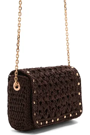 MANGO Mini Crochet Crossbody Bag in at Nordstrom