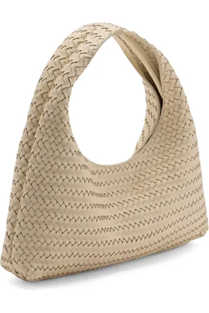 MANGO Braided Leather Handbag in at Nordstrom
