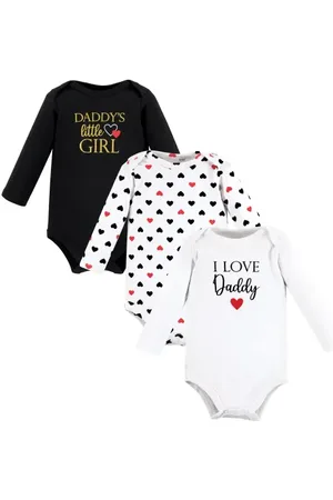 Hudson Little Soft Cotton Long-Sleeve One-Piece 3Pk in at Nordstrom, Size Newborn