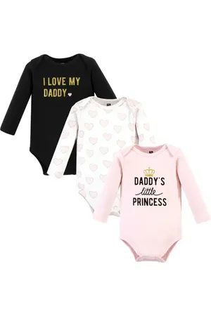 Hudson Little Soft Cotton Long-Sleeve One-Piece 3Pk in at Nordstrom, Size 6-9M