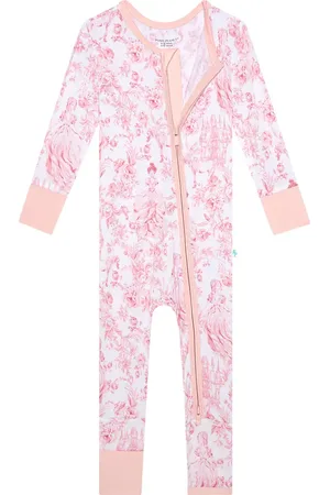 Posh Peanut Fitted Convertible One-Piece Pajamas in at Nordstrom, Size 3-6M