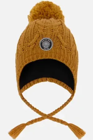 Deux par Deux Lined Winter Hat with Pompom in at Nordstrom, Size 2-4 T