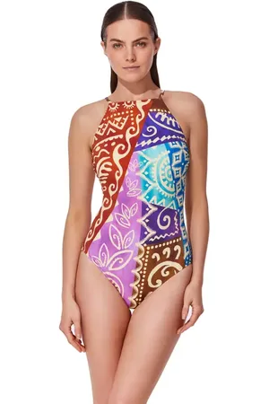 gottex Ashanti High Neck One Piece in at Nordstrom, Size 6