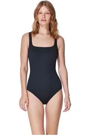gottex St. Tropez Square Neck Textured One Piece in at Nordstrom, Size 12