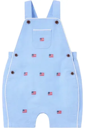 Janie and Jack Baby Boys Flag Icon Overall in at Nordstrom, Size 0-3M
