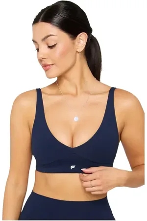 Fabletics PureLuxe Longline Low Impact Bra in at Nordstrom, Size Xx-Large