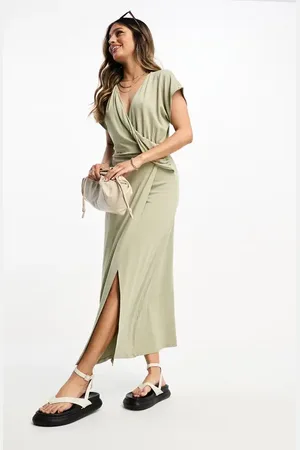 ASOS Wrap Front Dress in at Nordstrom, Size 2 Us